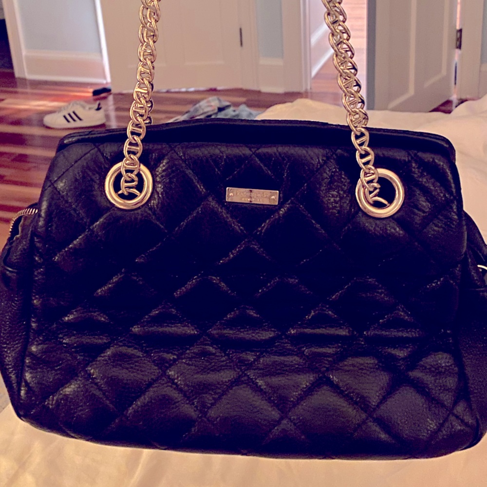 Black Quilted Kate Spade Purse